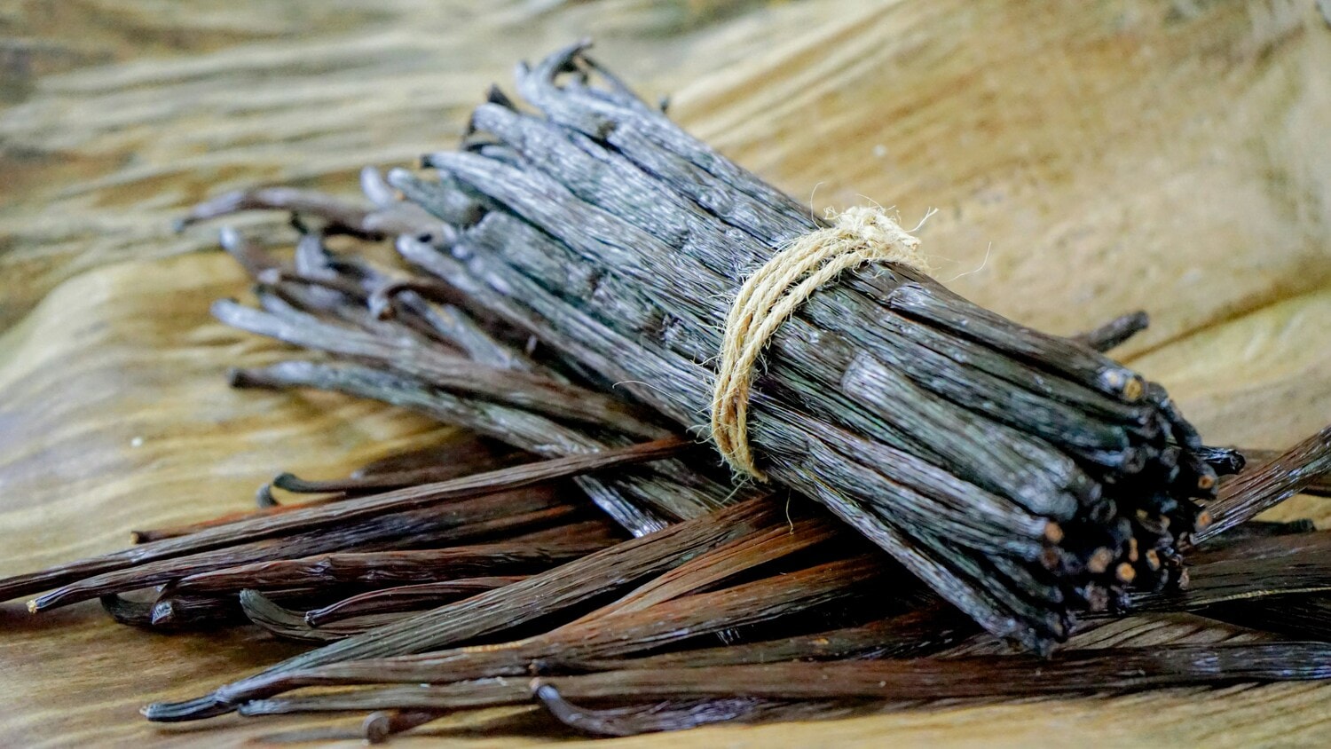 Hand-selected Madagascar vanilla beans, the source ingredient for Specks Vanilla extract